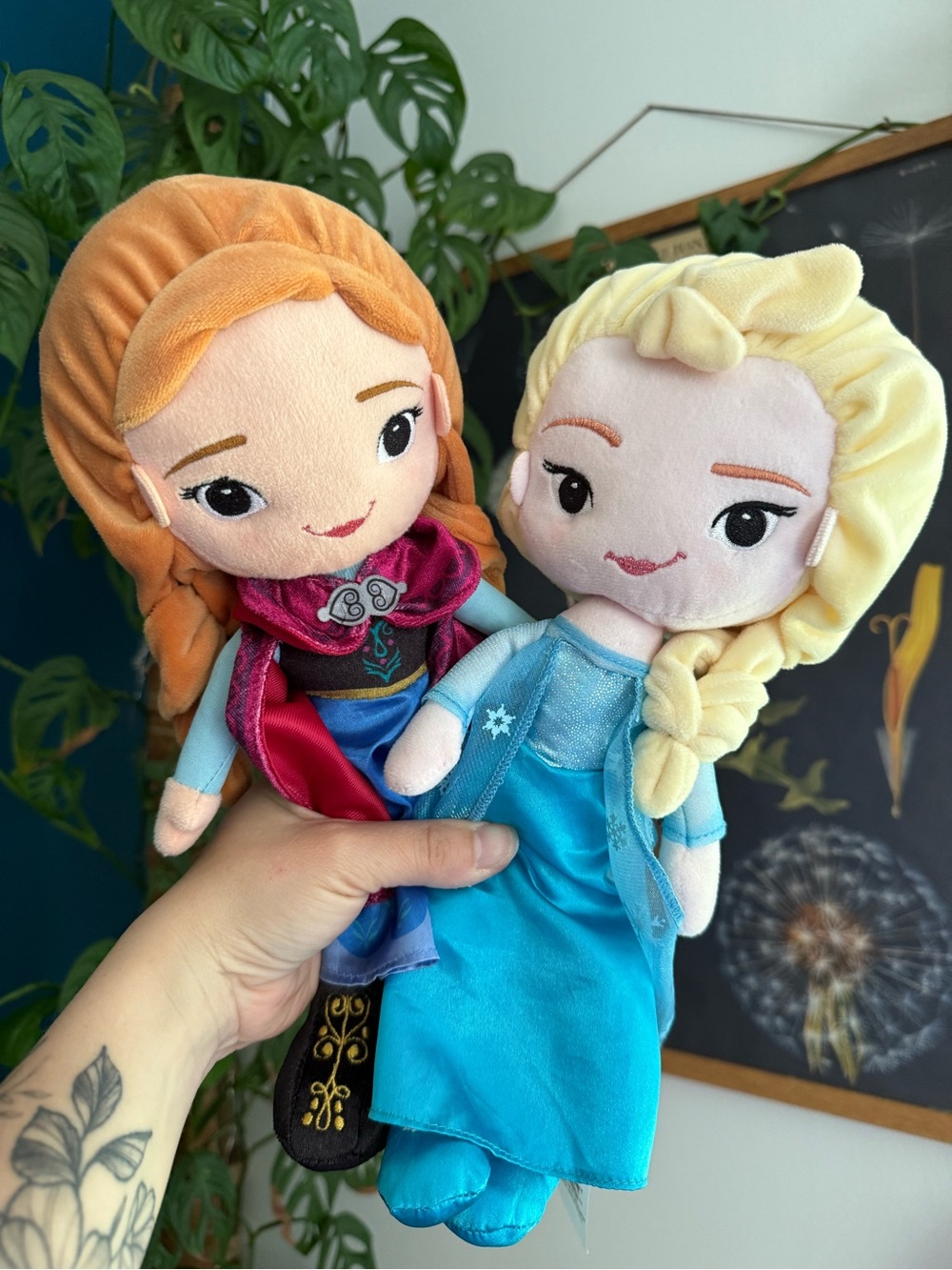 Disney Princess Plush Dolls - Frozen Anna & Elsa